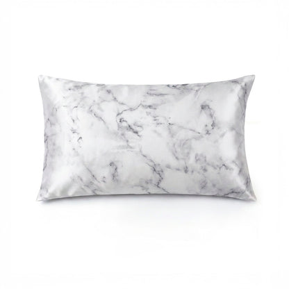 Pillowcase silk - Nuit de soie Grey marble