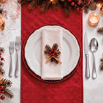 Table runner - Red