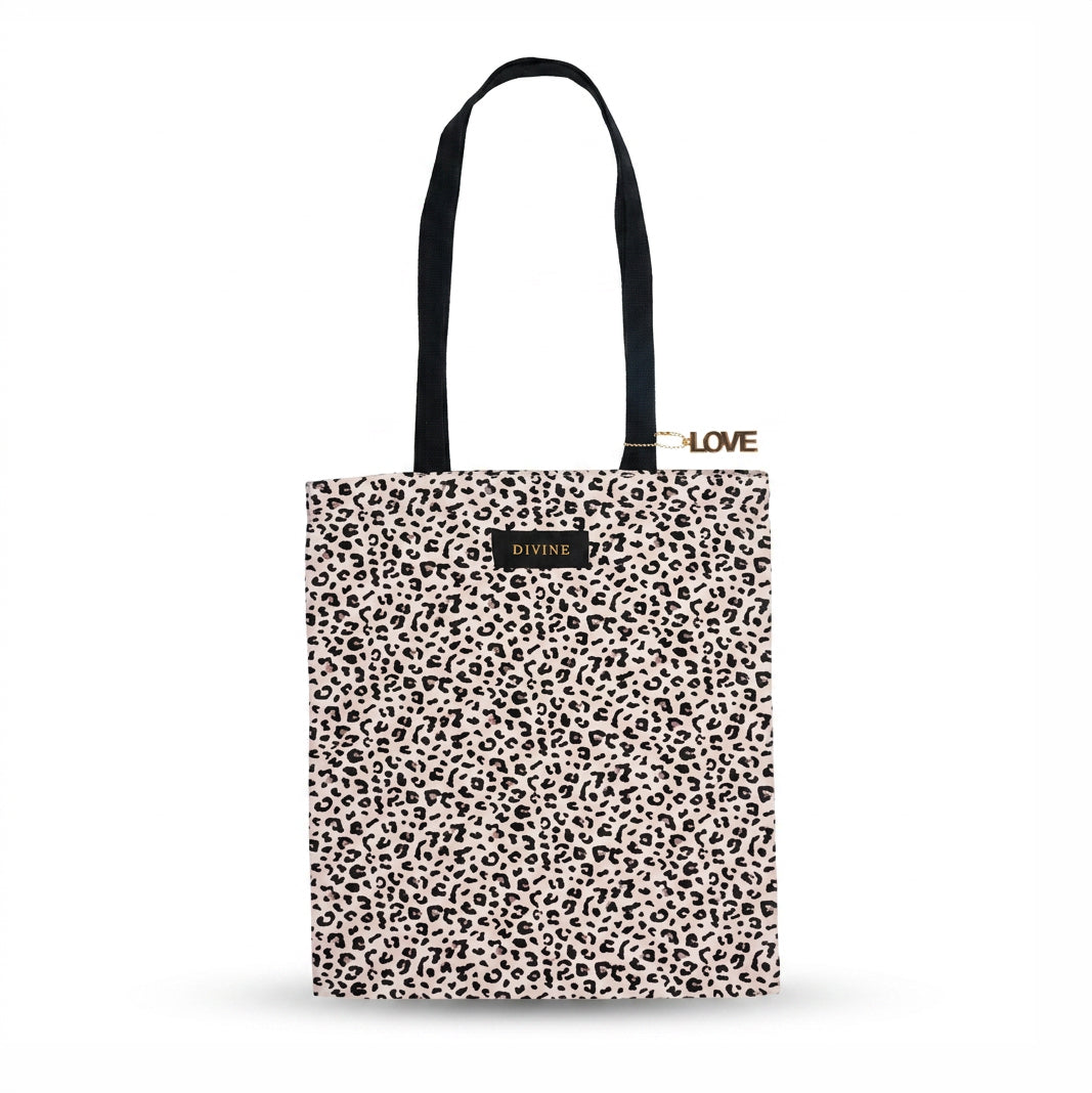 Tote bag - Leopard Black