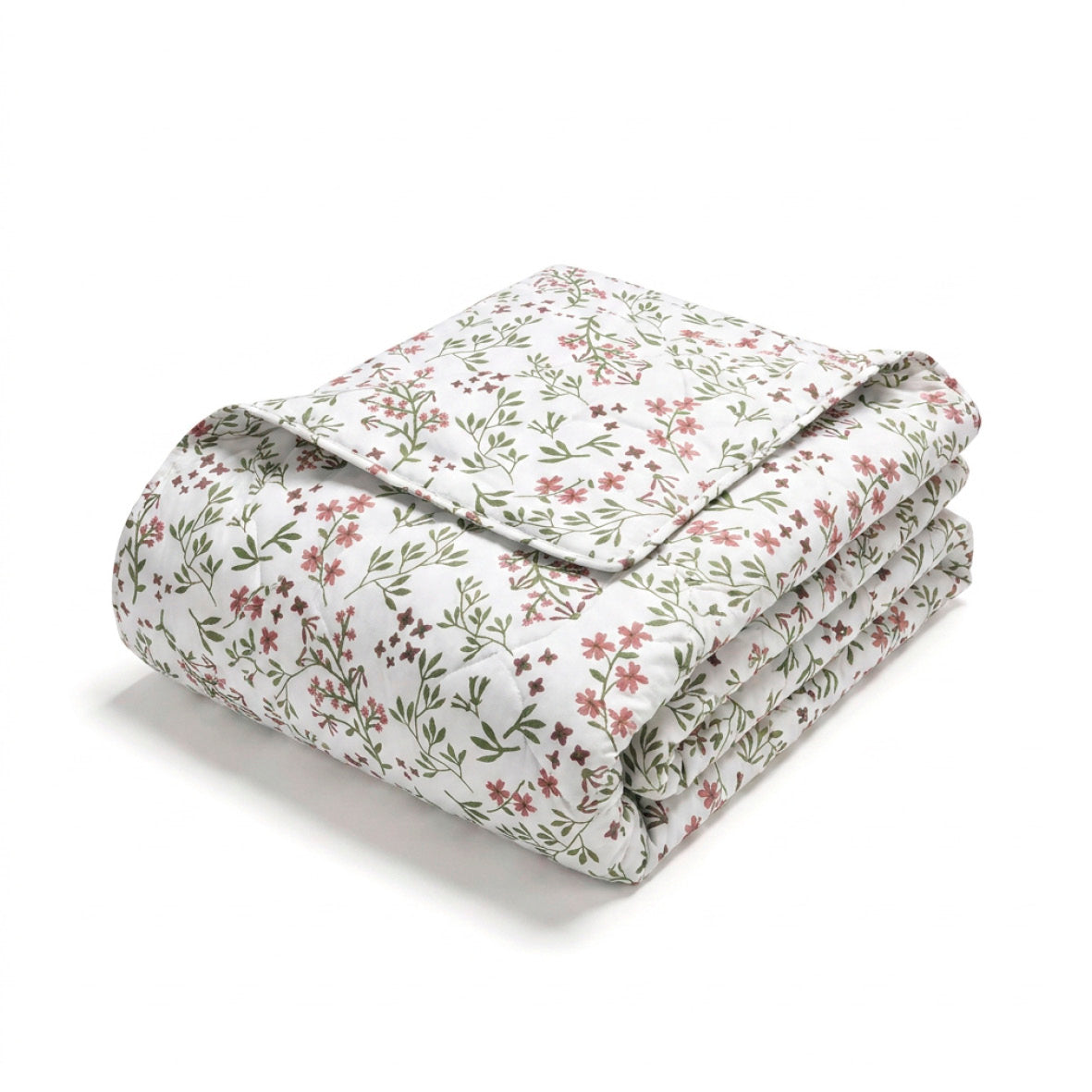 Bedspread cotton satin - Brin de campagne Beige - 220 x 250 cm