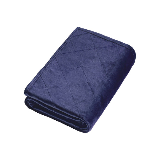 Fleece plaid - Argyle Dark blue