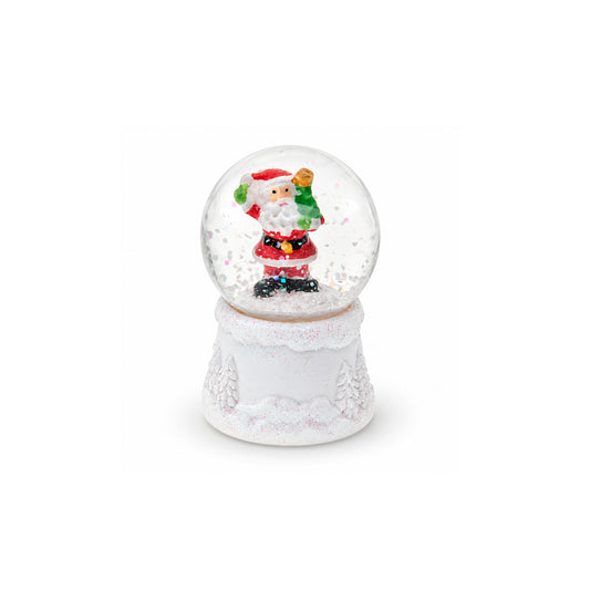 Light-up Santa Claus snow globe - White Default Title