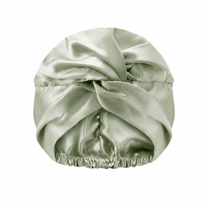 Nightcap - 100% mulberry silk 19 momme - Nyméa - sage green