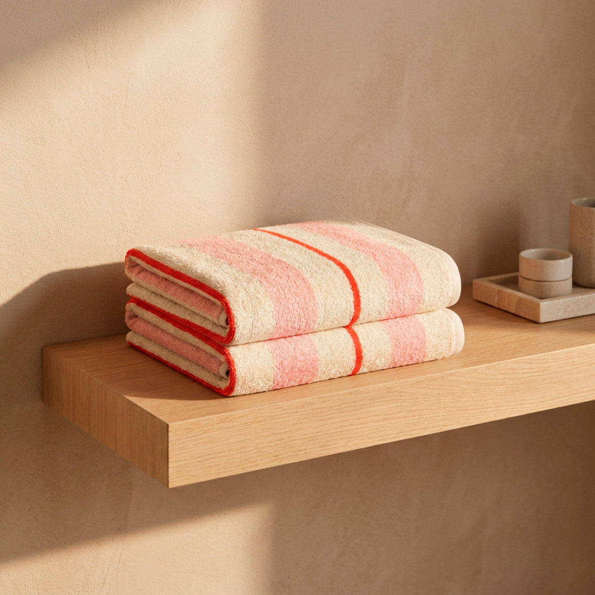 Hand towel combed cotton Jacquard YD - Flâneur - 2 x (50 x 90 cm)