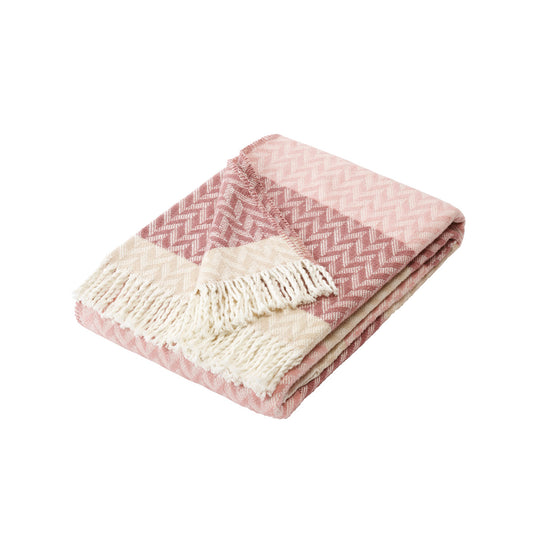 Woven plaid - Chevron Pink / Purple