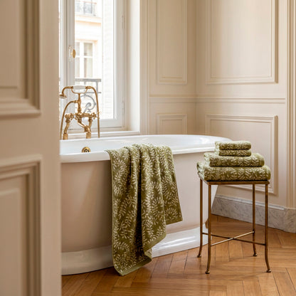 Bath towel combed cotton Jacquard YD - Souverain - 100 x 150 cm