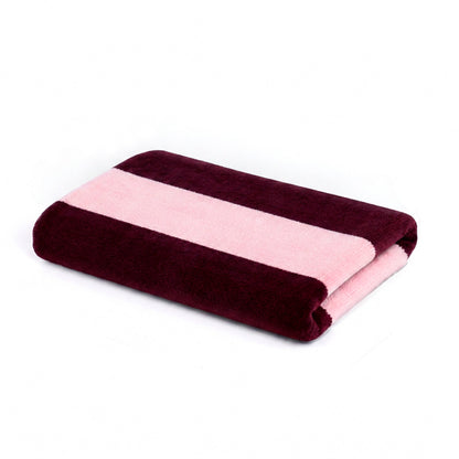 Bath towel cotton velvet - Lignage - 80 x 150 cm