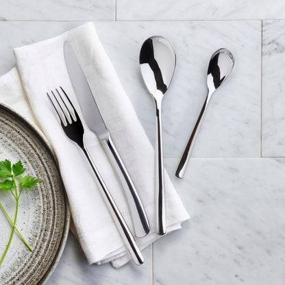 Cutlery box in stainless steel - Horizon - Silver -24 pieces