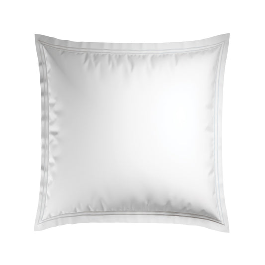 2 pillowcases - 100% cotton sateen TC200 - Nîmes - white 2 x (63 x 63 cm)