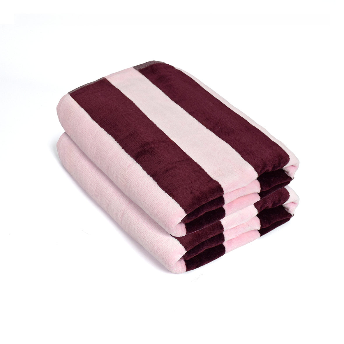 Bath towel cotton velvet - Croisière - 2 x (70 x 135 cm)
