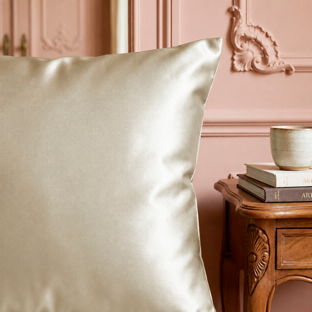 Pillowcase silk - Nuit de soie Sage green