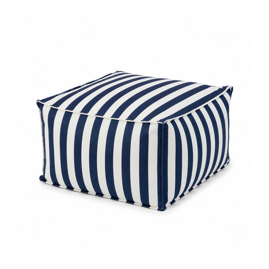 Cube beanbag cover outdoor - Solana Blue - Blue - 40 x 65 x 33 cm