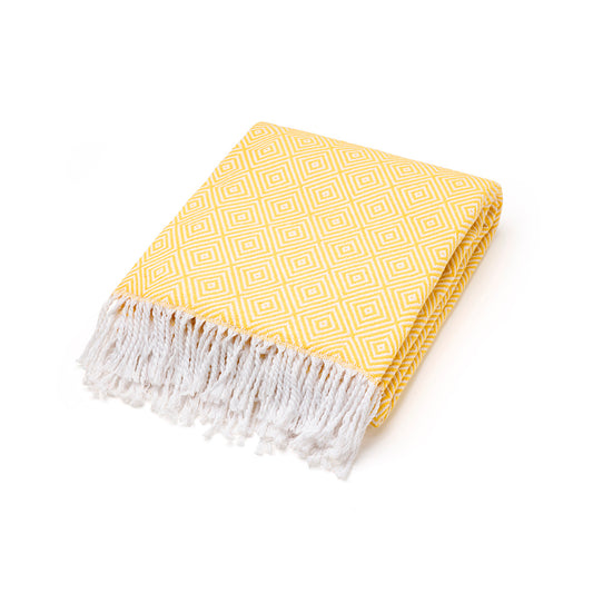 Woven plaid - Iris Yellow