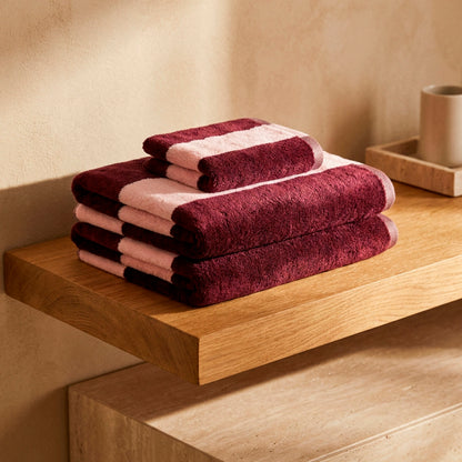 Bath towel cotton velvet - Croisière - 80 x 150 cm
