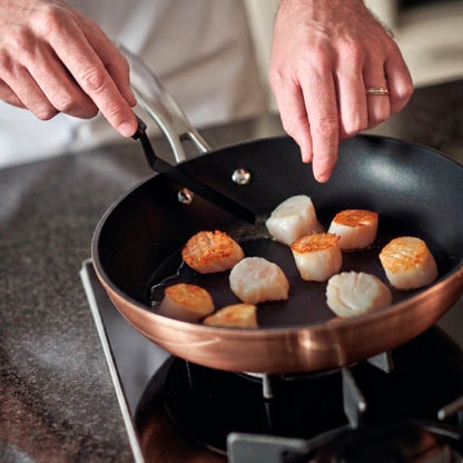 Set of 3 frypans 20 + 24 + 28 cm - Copper