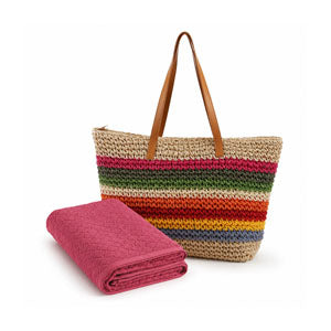 Set maxi bath towel + beach bag Sérénité