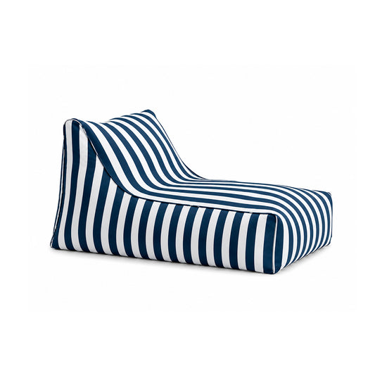 Lounger beanbag cover outdoor - Solana Blue - Blue - 100 x 70 x 65 cm