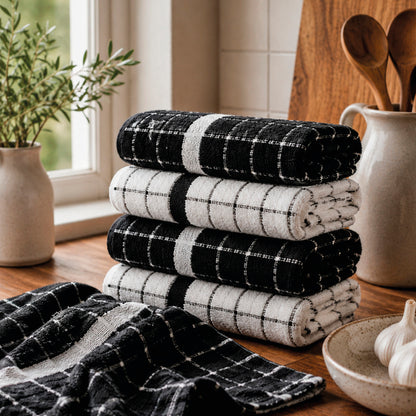 Kitchen towel combed cotton ZT - Tissage - 4 x (45 x 70 cm)