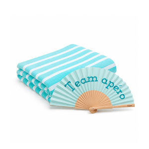 Set beach towel + fan Gabrielle