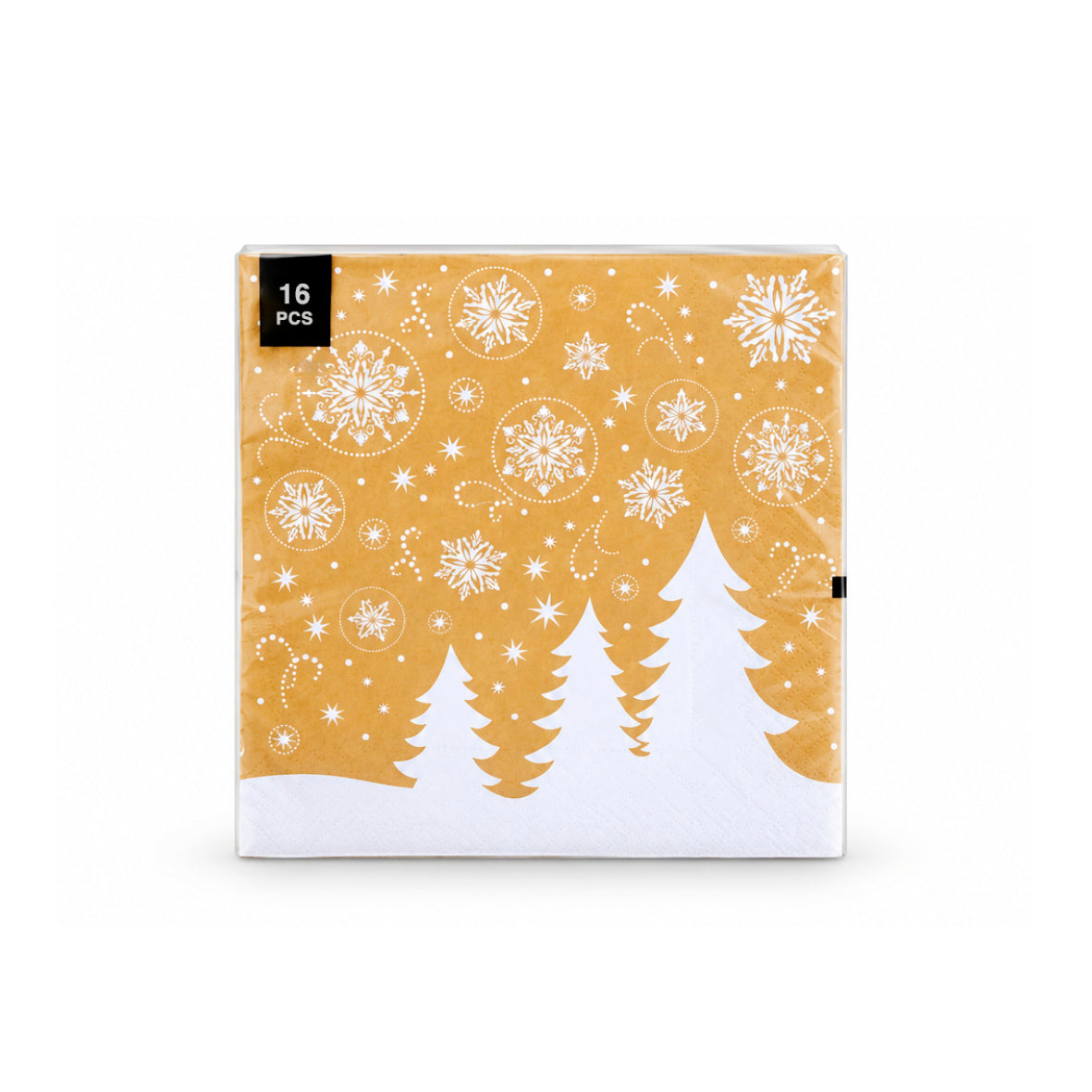 16-piece paper napkin set - Gold Default Title