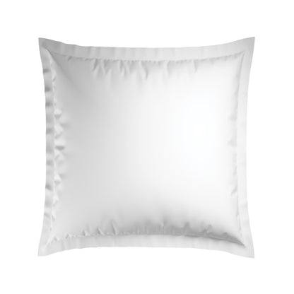 2 pillowcases - 100% cotton sateen TC200 - Nîmes - taupe / white