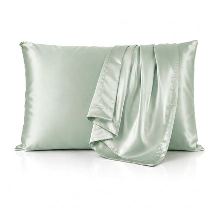 Pillowcase silk - Lunéia Sage green
