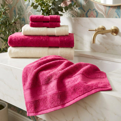 Complete bath linen set combed cotton - Azur - 14 pieces