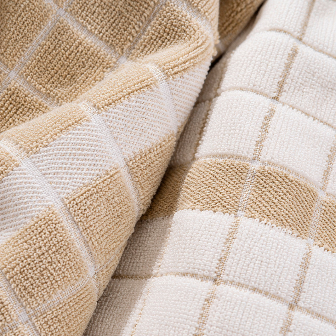 Kitchen towel combed cotton ZT - Terrasse - 4 x (45 x 70 cm)