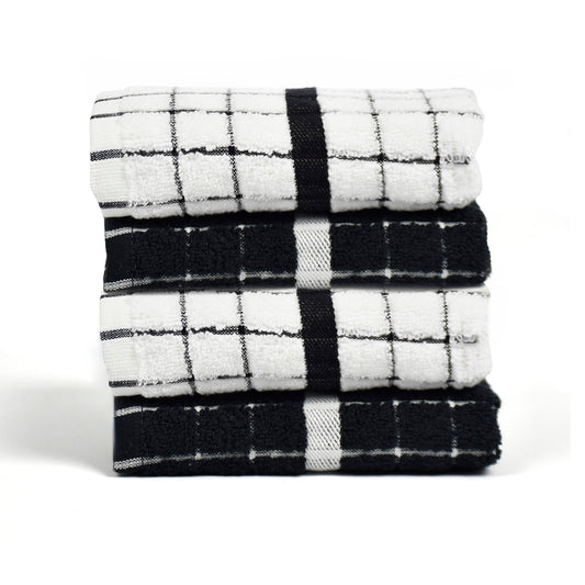 Kitchen towel combed cotton ZT - Terrasse - 4 x (45 x 70 cm)