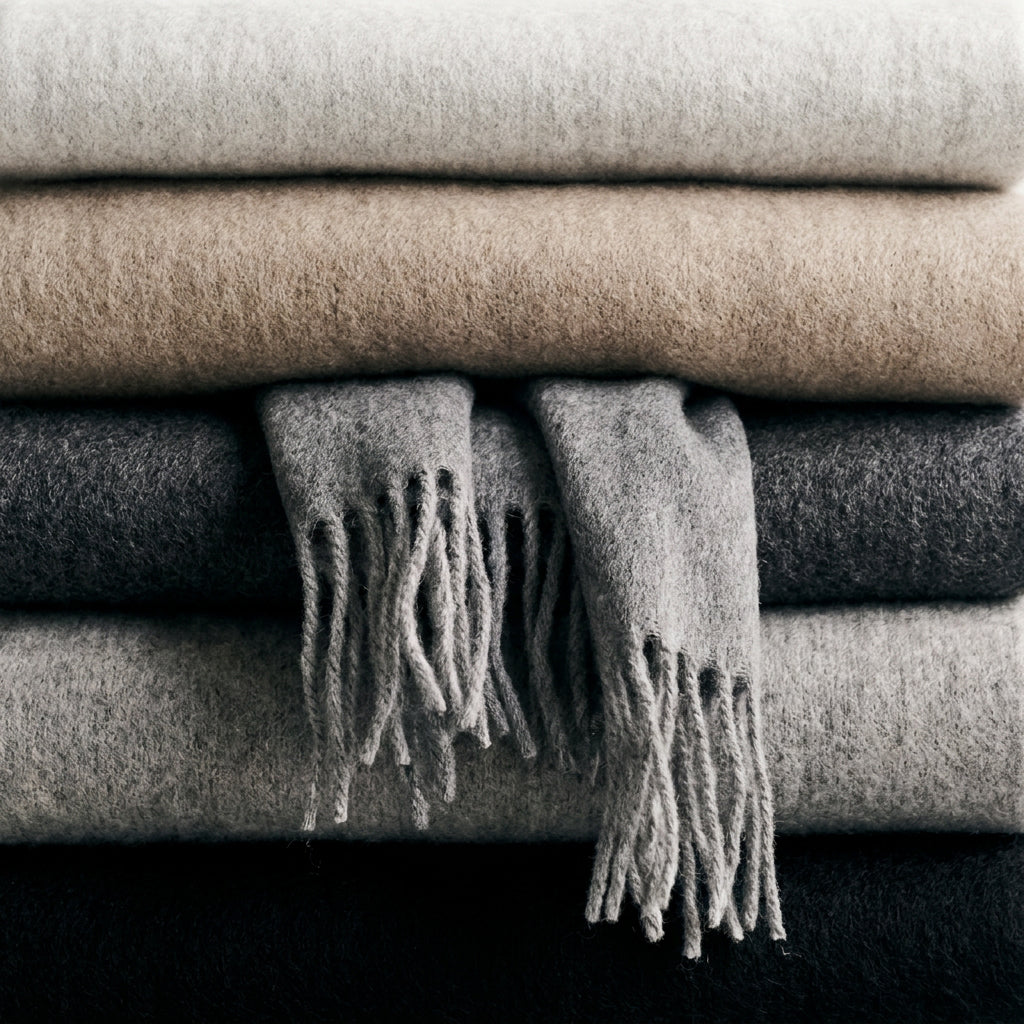 Cashmere scarf - Black