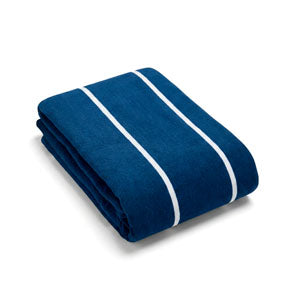 Beach towel cotton velvet Axis Dark blue - 90 x 180 cm