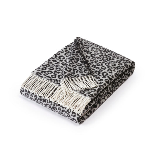 Woven plaid - Leopard Black / Dark grey