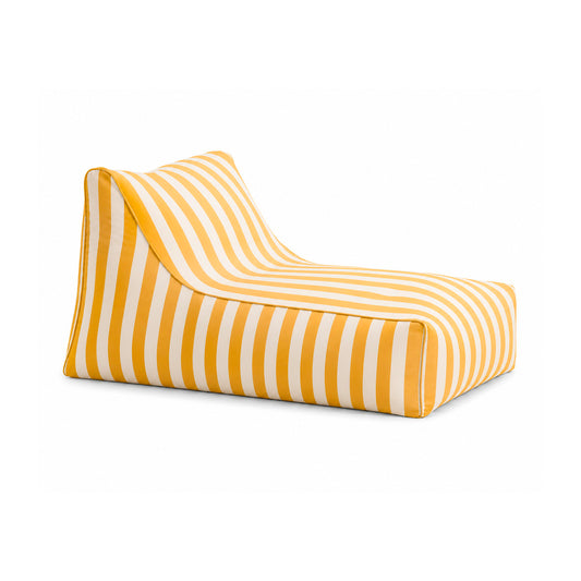 Lounger beanbag cover outdoor - Solana Yellow - Yellow - 100 x 70 x 65 cm