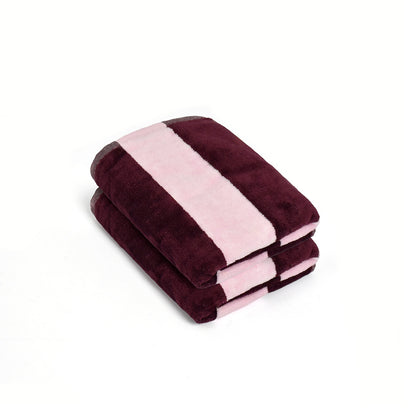 Hand towel cotton velvet - Croisière - 2 x (50 x 90 cm)