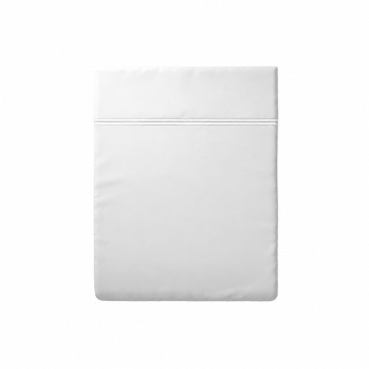 Flat sheet - 100% cotton sateen TC200 - Nîmes - white