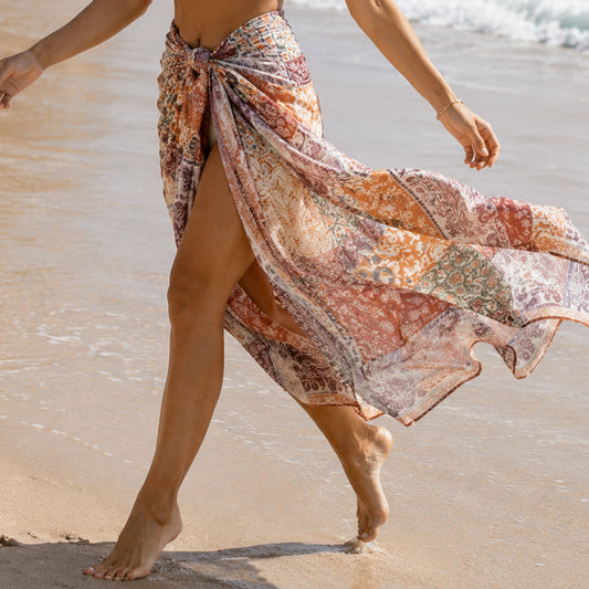 Sarong cotton - Exotique Red