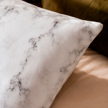 Pillowcase silk - Nuit de soie Grey marble