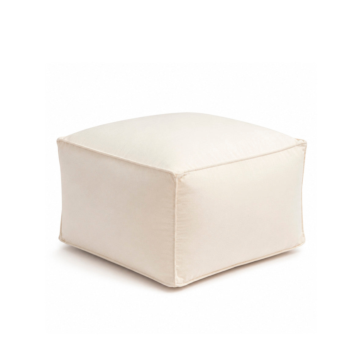 Cube beanbag cover outdoor - Sonora Off-white - Off-white - 40 x 65 x 33 cm