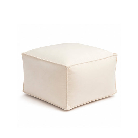 Cube beanbag cover outdoor - Sonora Off-white - Off-white - 40 x 65 x 33 cm