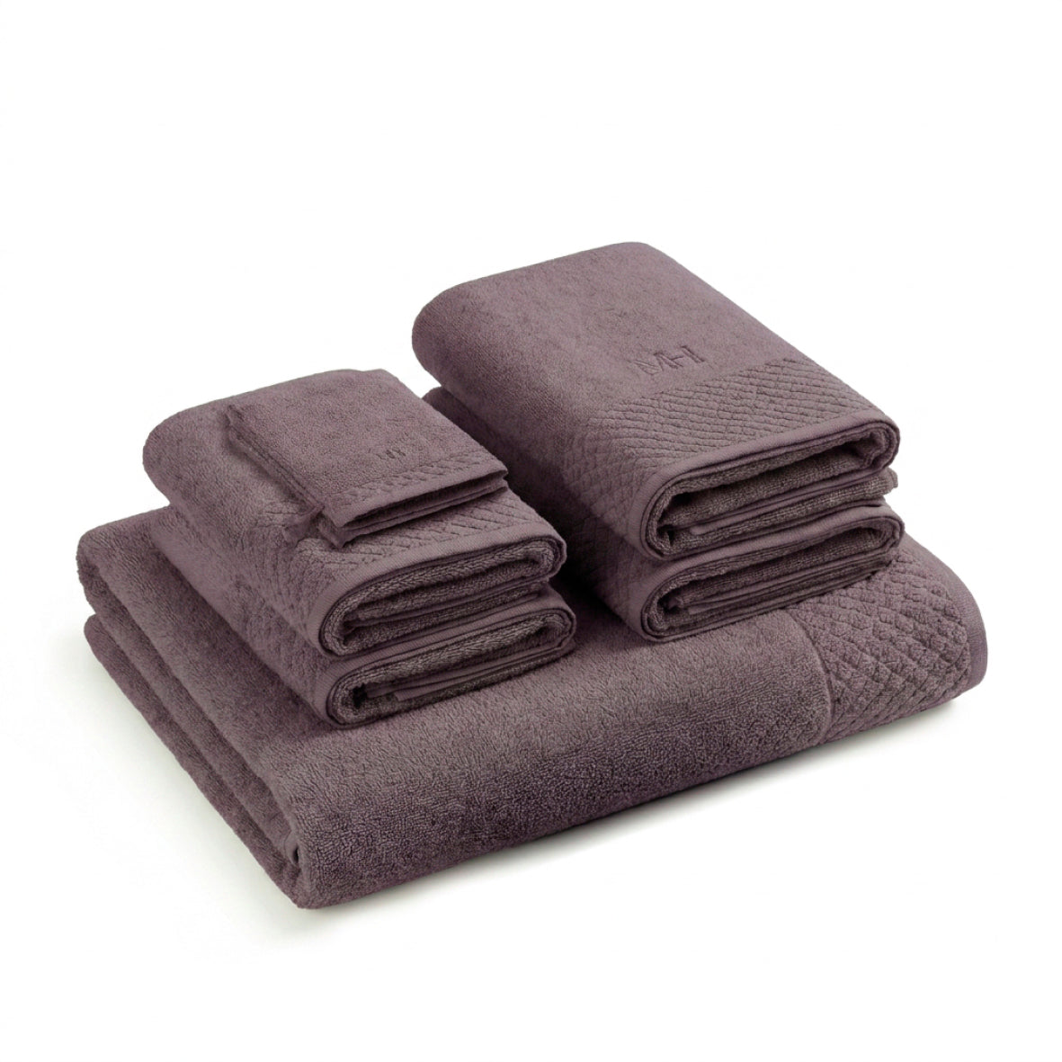 Complete bath linen set combed cotton LT - Eden - 7 pieces