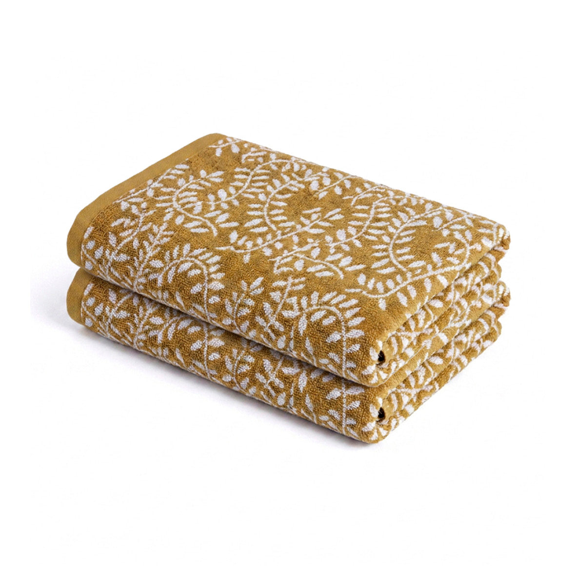 Bath towel combed cotton Jacquard YD - Souverain - 2 x (70 x 130 cm)