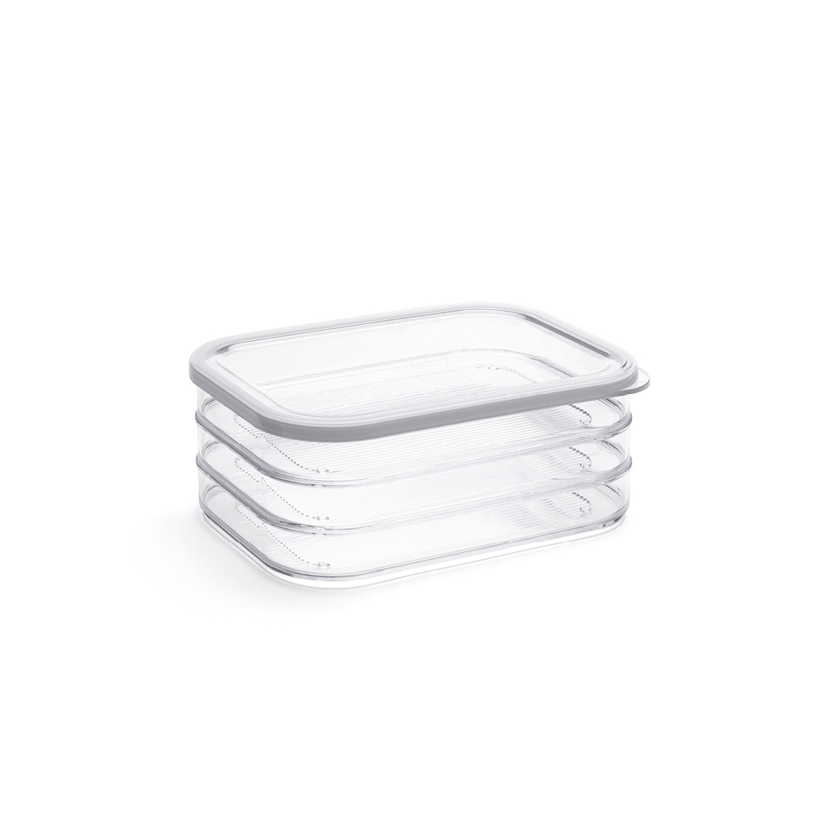 3-layer fridge container with lid