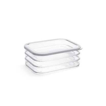 3-layer fridge container with lid