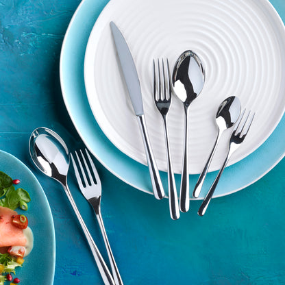 Cutlery box in stainless steel - Aura - Silver -72 pieces