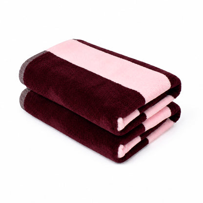 Hand towel cotton velvet - Cadence - 2 x (50 x 90 cm)