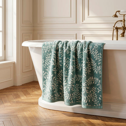Hand towel combed cotton Jacquard YD - Souverain - 2 x (50 x 90 cm)