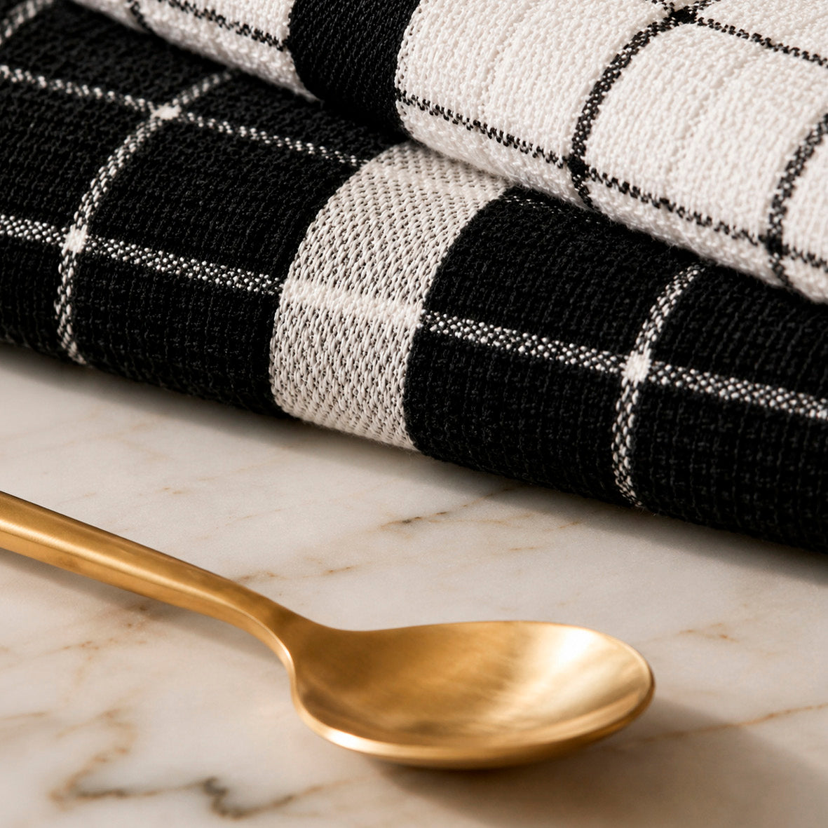 Kitchen towel combed cotton ZT - Maillon - 4 x (45 x 70 cm)