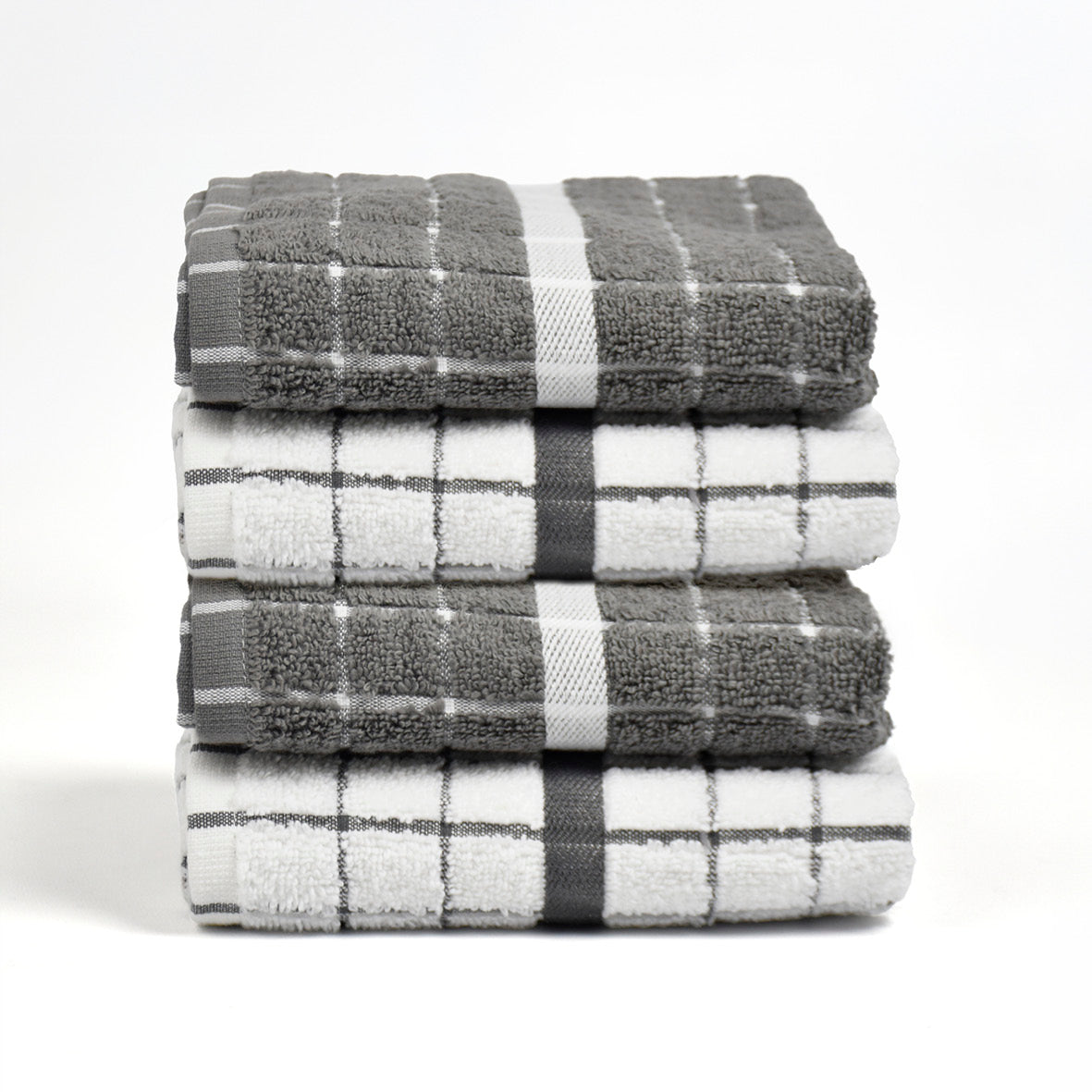 Kitchen towel combed cotton ZT - Terrasse - 4 x (45 x 70 cm)