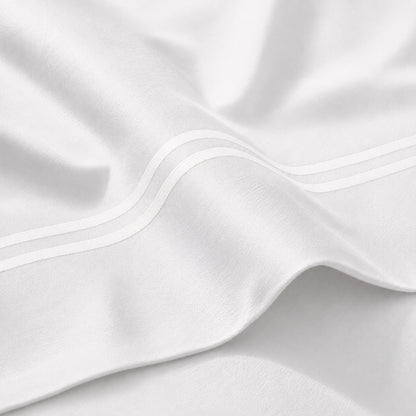 Flat sheet - 100% cotton sateen TC200 - Nîmes - white