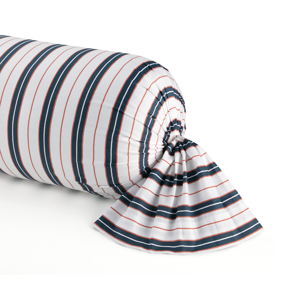 Pillowcase cotton satin - Rivage écarlate White / Blue